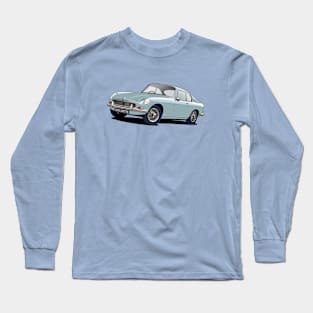 MGB Berlinette coupe in Blue Long Sleeve T-Shirt